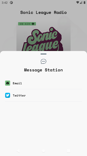 Sonic League Radio Screen 3