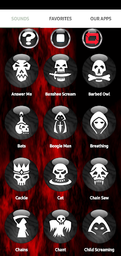 Android application Scary Sounds and Ringtones screenshort