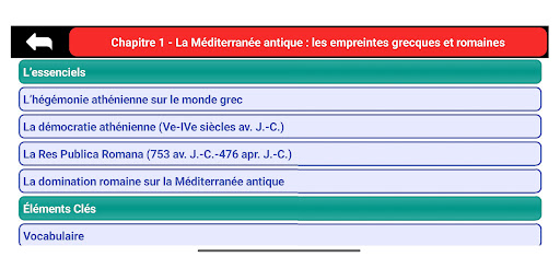 Révision Histoire 2nde Screen 2