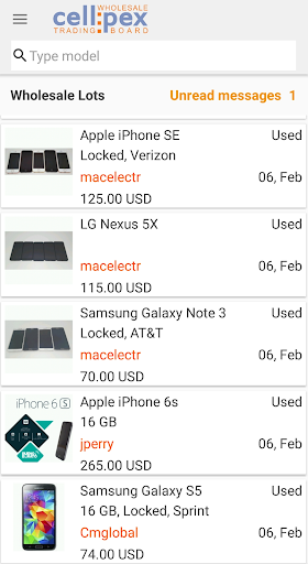 Android application Cellpex screenshort