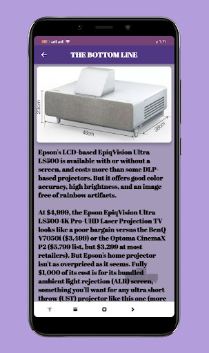 EH-LS500B Android TV guide Screen 2