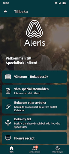 Aleris - vård i mobilen Screen 2