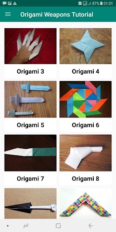Origami Weapons Instructionのおすすめ画像1