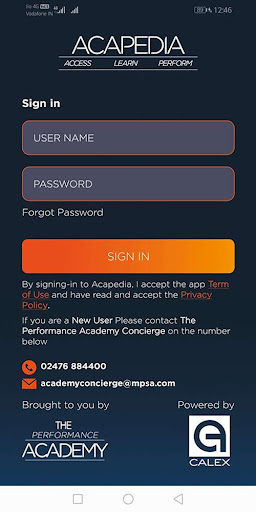 Android application Acapedia (Stellantis) screenshort