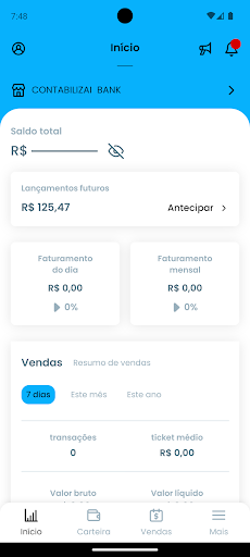 PagAí Bank Screen 2