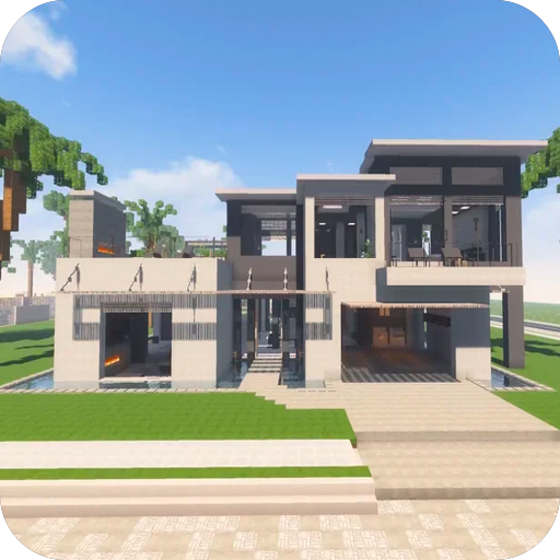 Mod Map Modern House For Minecraft