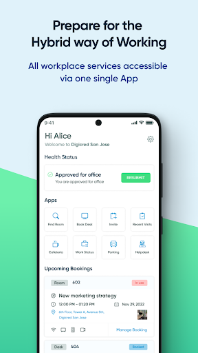 Android application Veris - You’ve arrived screenshort
