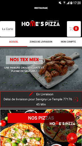 HOME S PIZZA Screen 2