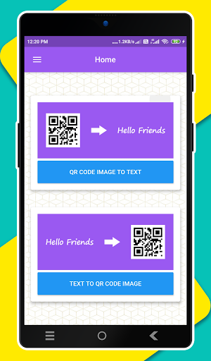 QR Code Scanner And Generator Screen 2