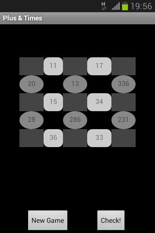Android application Plus & Times screenshort