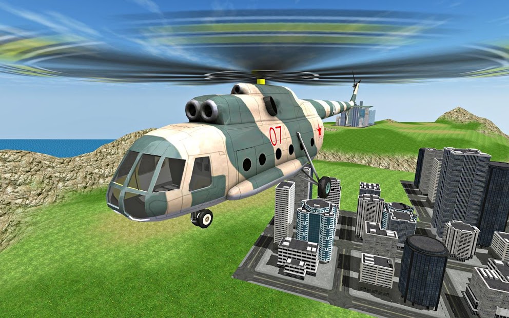 Imágen 22 Free Helicopter Flying Simulator android