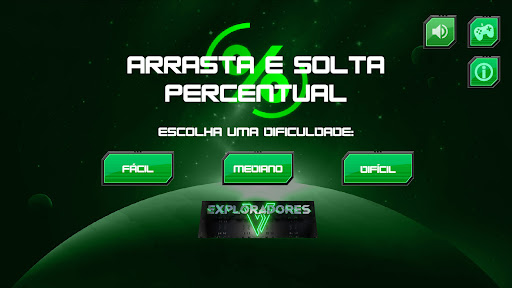 Android application Arrasta e Solta Percentual screenshort