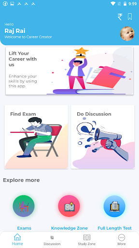 Android application Career Creator screenshort