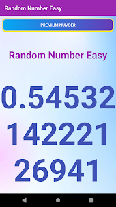 Random Number Easy