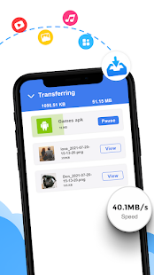 Zender file sharing app- fastest file transfer app 1.0.3 APK screenshots 3