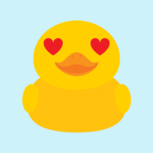 Rubber Duck stickers for Whats logo