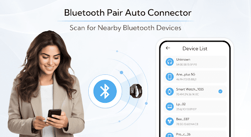 Android application Bluetooth Pair screenshort