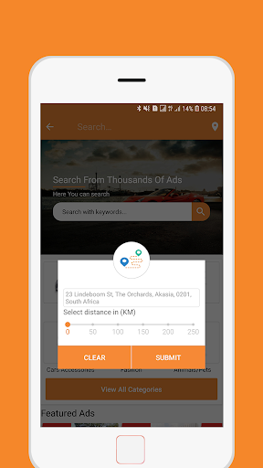 Android application MyAds.Africa screenshort
