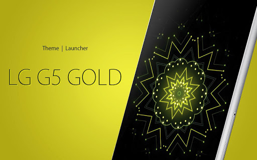 Android application Theme for LG G5 Gold screenshort