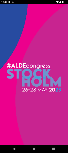 Android application ALDE Party Congress screenshort
