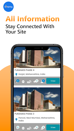 Sitepay Employee App Screen 2