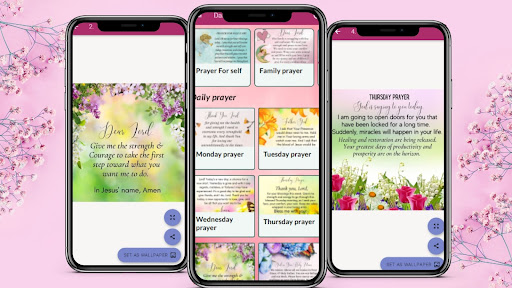 Android application Blessed daily prayers screenshort