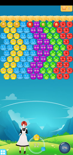 Android application Bubble Shooter - Paradise! screenshort