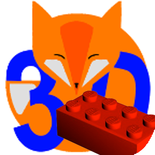 3D Fox Bricks  Icon