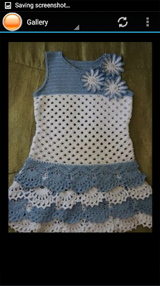 かぎ針編みのベビードレスのおすすめ画像1