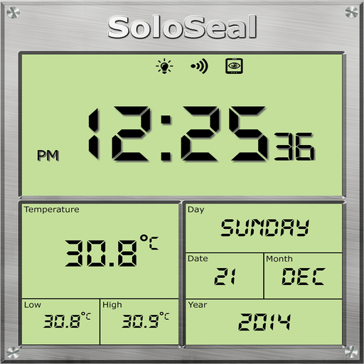 Temperature Alarm Clock Logo