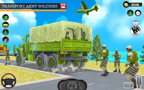 Army Vehicles Transport 3D