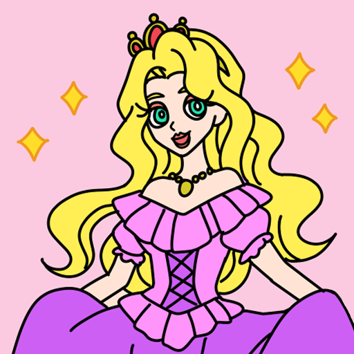 Draw Happy Princess
