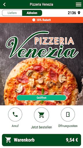 Android application Pizzeria Venezia screenshort