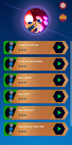 Diana and Roma Tiles Hop 3D - Screenshot 1
