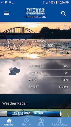 Android application KIMT Weather screenshort