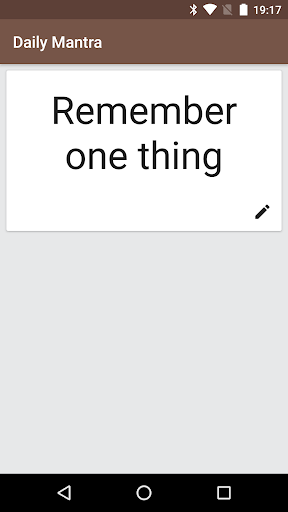 Android application Daily Mantra screenshort