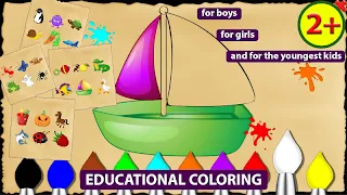 Kids Coloring book learn color - Screenshot 3