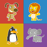 Animals memory game for kids icon