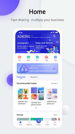 Android application ADKing screenshort