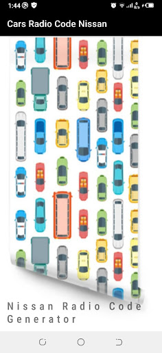 Android application Cars Radio Code Nissan screenshort