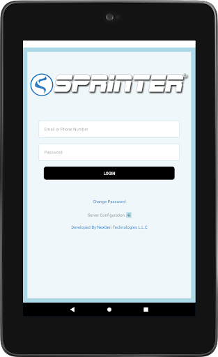 Sprinter Attendance - PRO Screen 3