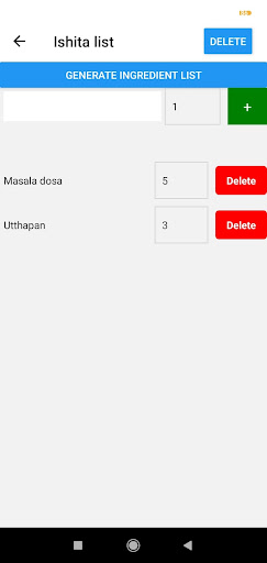 recipe-x-shopping Screen 3