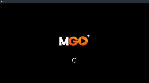 Android application MGO+ TV screenshort
