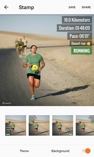 Stampyc photos of your runs