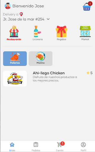 Ahí-Llego Screen 2