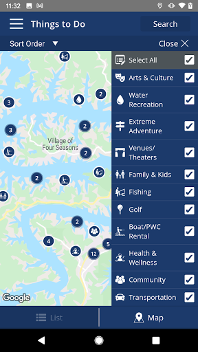 Screenshot of Visit Lake of the Ozarks