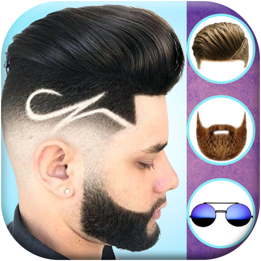 Man Hairstyle Photo Editor logo