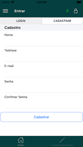 Android application Monitora Oeste screenshort