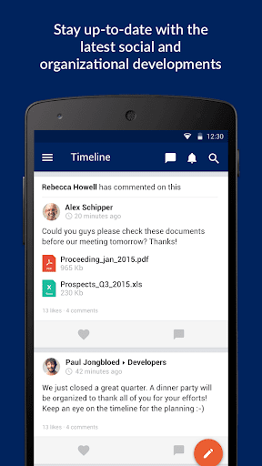 Android application MyBlueStar screenshort