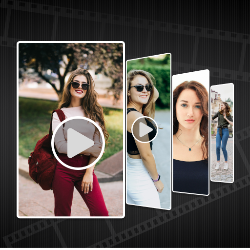 Photo Video Maker with Music Logo